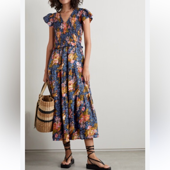 Pomander Place Tuckernuck Women's Quinn Dress Tier Mini Swing in Black Size M - Picture 1 of 11